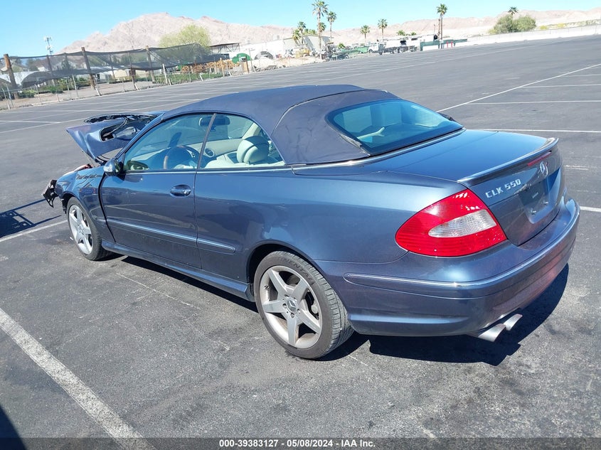 2007 Mercedes-Benz Clk 550 VIN: WDBTK72F87T079328 Lot: 39383127