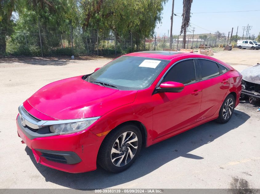 2017 Honda Civic Ex VIN: 2HGFC2F76HH557098 Lot: 39383139