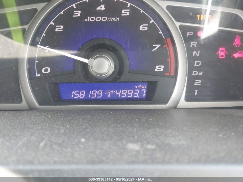 2010 Honda Civic Lx VIN: 2HGFA1F50AH579604 Lot: 39383142