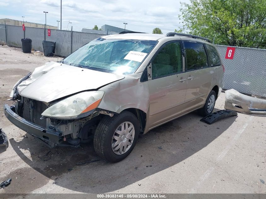 2006 Toyota Sienna Le VIN: 5TDZA23C56S561287 Lot: 39383145