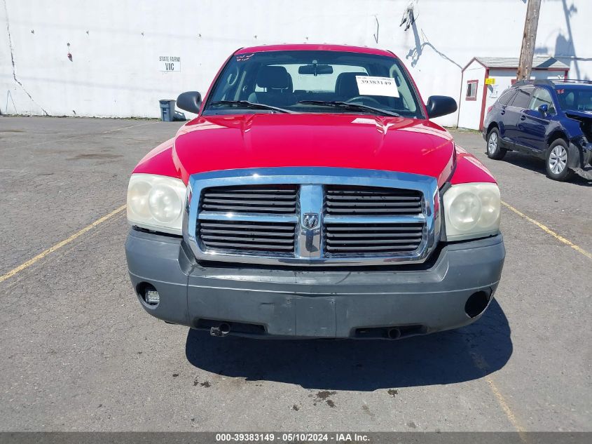 2005 Dodge Dakota St VIN: 1D7HW28N05S256833 Lot: 39383149