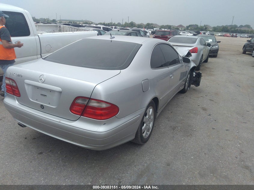 2001 Mercedes-Benz Clk 320 VIN: WDBLJ65G71F182697 Lot: 39383151