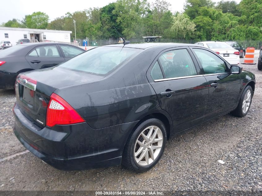 2012 Ford Fusion Sel VIN: 3FAHP0JG5CR350387 Lot: 39383154