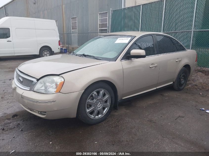 2007 Ford Five Hundred Sel VIN: 1FAHP24167G132622 Lot: 39383166