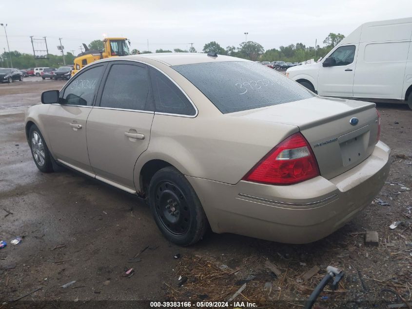 2007 Ford Five Hundred Sel VIN: 1FAHP24167G132622 Lot: 39383166