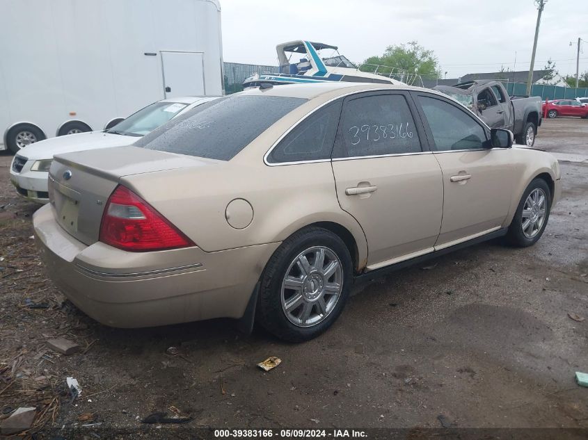 2007 Ford Five Hundred Sel VIN: 1FAHP24167G132622 Lot: 39383166