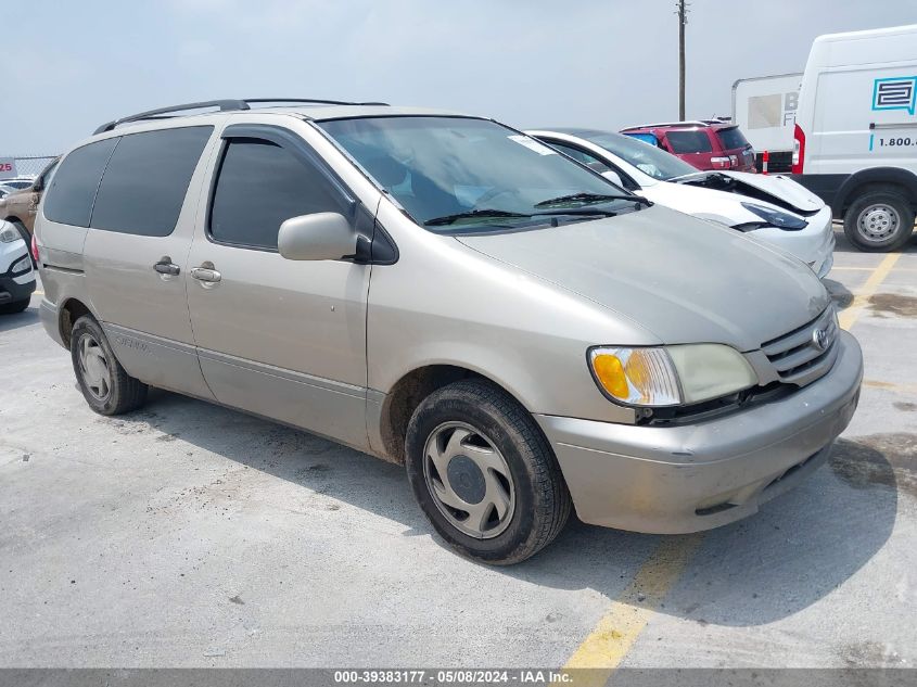 2002 Toyota Sienna Xle VIN: 4T3ZF13C52U473182 Lot: 39383177