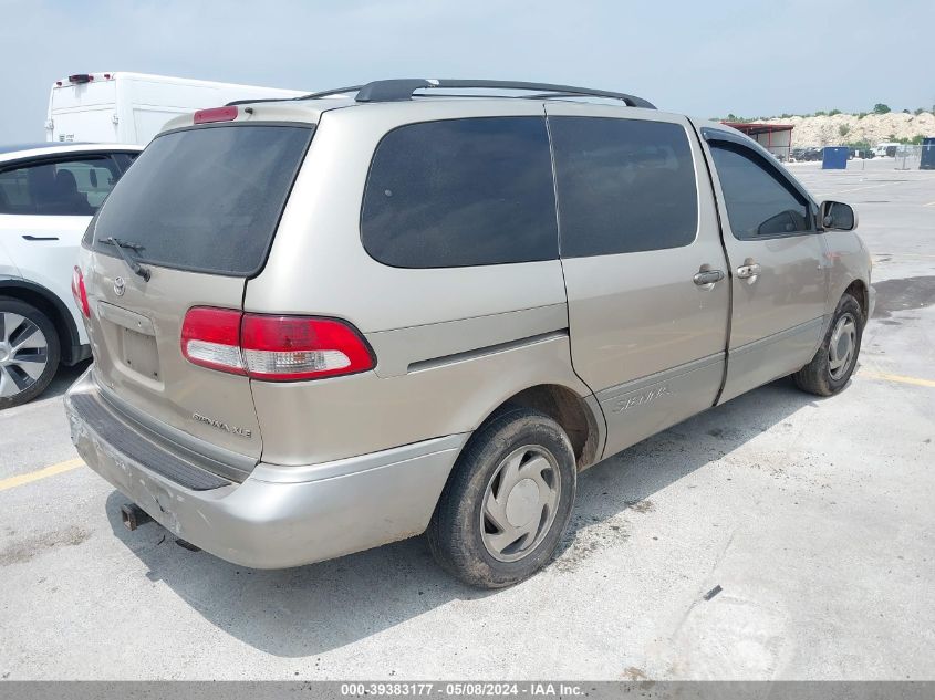 2002 Toyota Sienna Xle VIN: 4T3ZF13C52U473182 Lot: 39383177