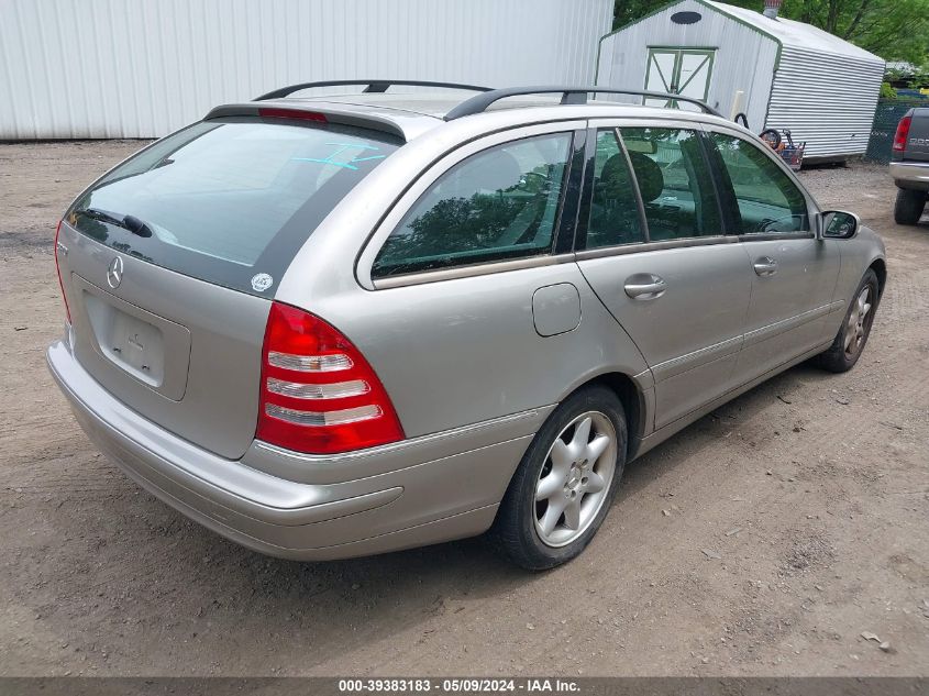 WDBRH64J64F504057 | 2004 MERCEDES-BENZ C 320