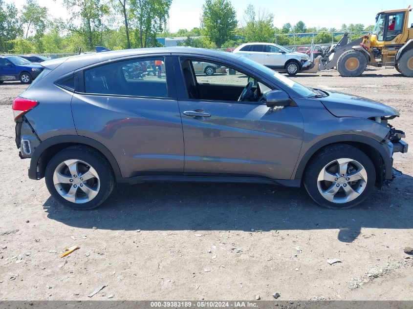 2019 Honda Hr-V Lx VIN: 3CZRU5H37KG712571 Lot: 39383189