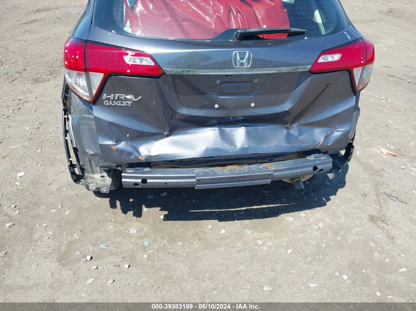 2019 Honda Hr-V Lx VIN: 3CZRU5H37KG712571 Lot: 39383189