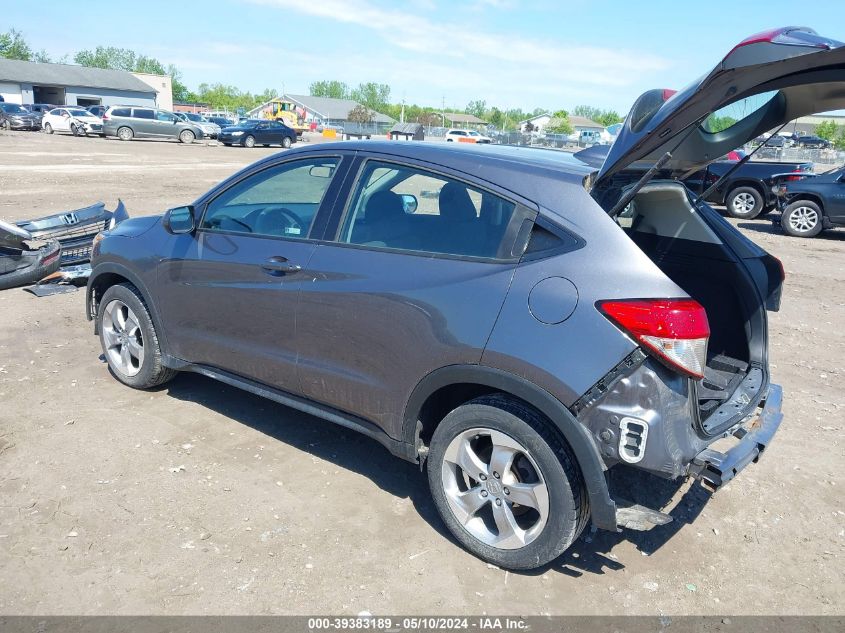 2019 Honda Hr-V Lx VIN: 3CZRU5H37KG712571 Lot: 39383189