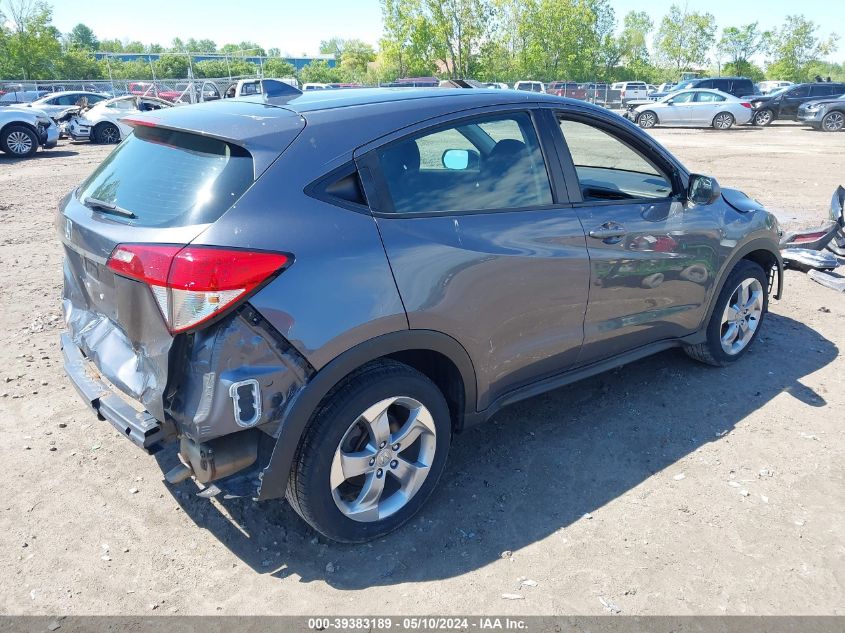 2019 Honda Hr-V Lx VIN: 3CZRU5H37KG712571 Lot: 39383189