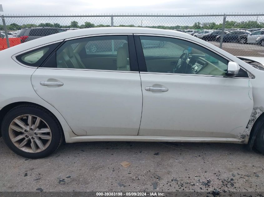 2014 Toyota Avalon Xle Premium VIN: 4T1BK1EB7EU124037 Lot: 39383198