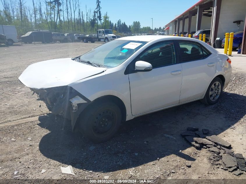 2016 Toyota Corolla S VIN: 2T1BURHE6GC524223 Lot: 39383202