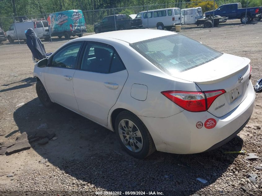 2016 Toyota Corolla S VIN: 2T1BURHE6GC524223 Lot: 39383202