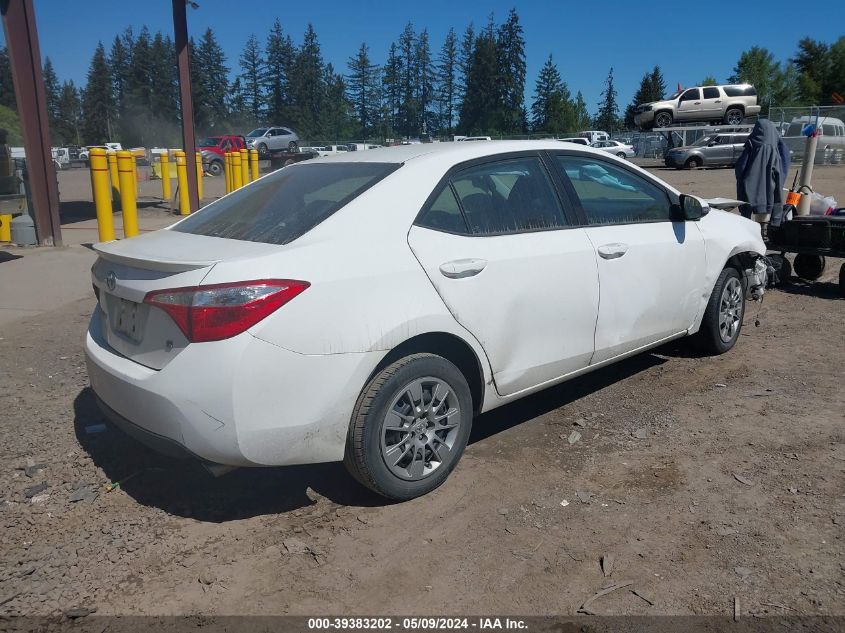 2016 Toyota Corolla S VIN: 2T1BURHE6GC524223 Lot: 39383202