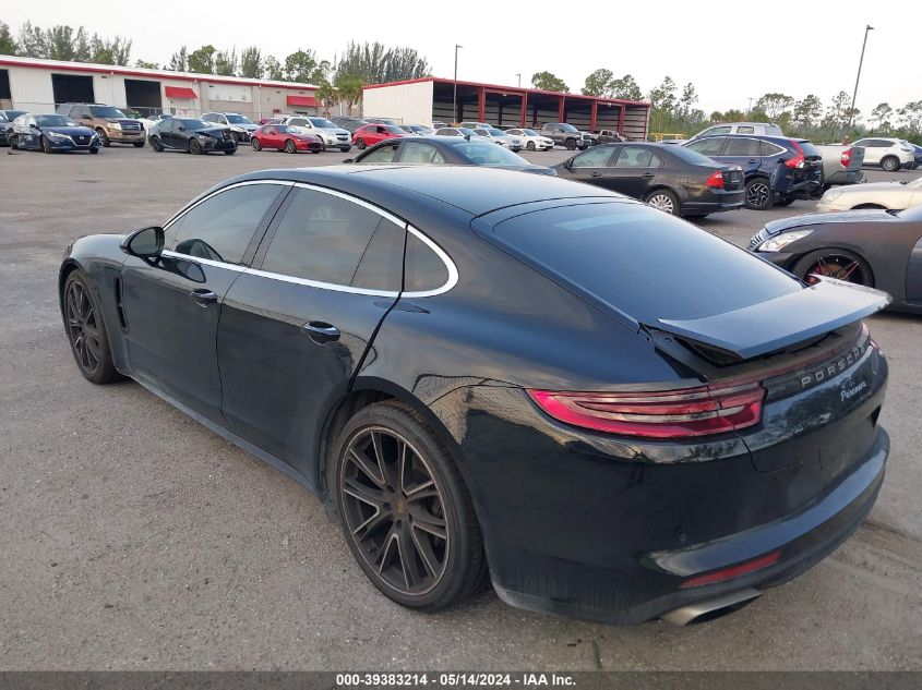 2018 Porsche Panamera 4 VIN: WP0AA2A72JL107527 Lot: 39383214