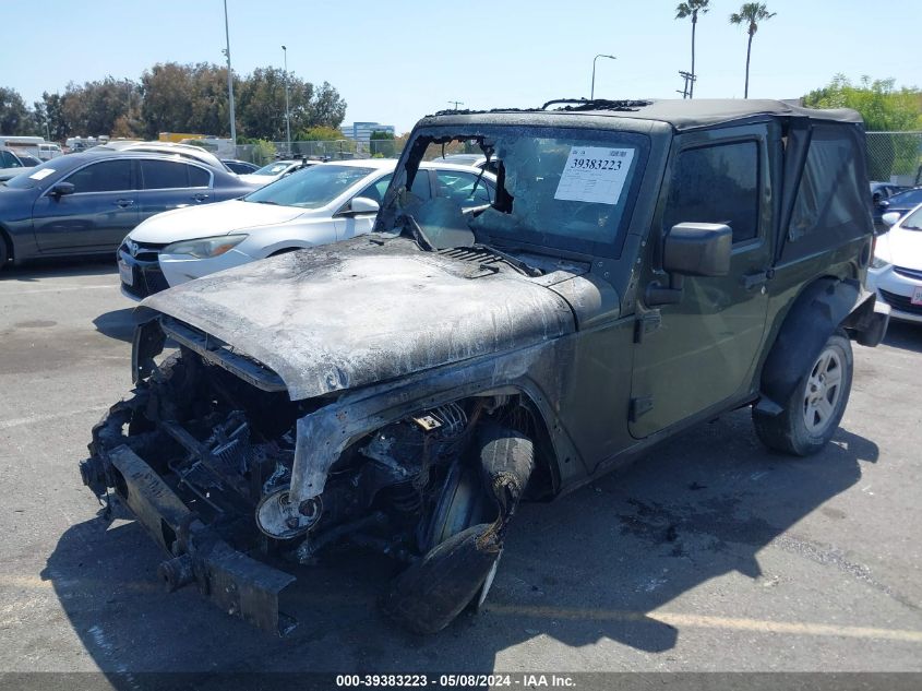 2015 Jeep Wrangler Sport VIN: 1C4AJWAG4FL658508 Lot: 39383223