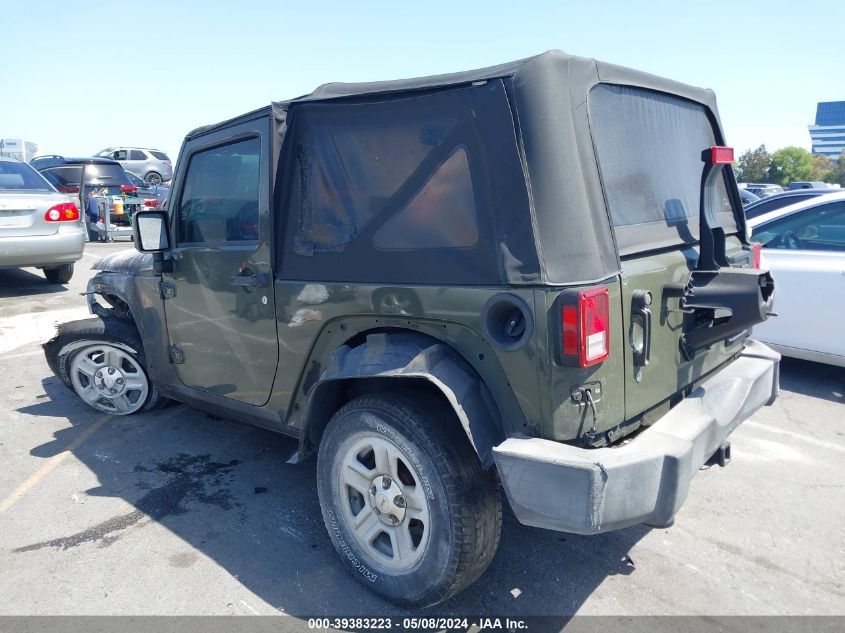 2015 Jeep Wrangler Sport VIN: 1C4AJWAG4FL658508 Lot: 39383223