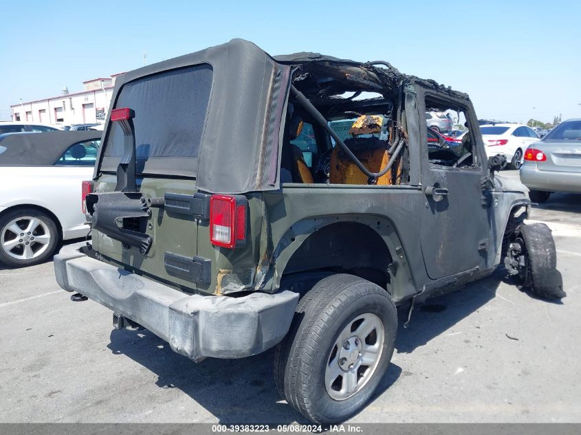 2015 Jeep Wrangler Sport VIN: 1C4AJWAG4FL658508 Lot: 39383223