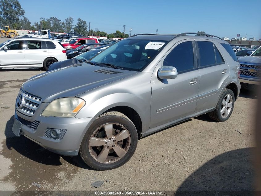 2009 Mercedes-Benz Ml 350 4Matic VIN: 4JGBB86E49A456090 Lot: 39383249