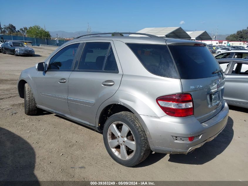 2009 Mercedes-Benz Ml 350 4Matic VIN: 4JGBB86E49A456090 Lot: 39383249