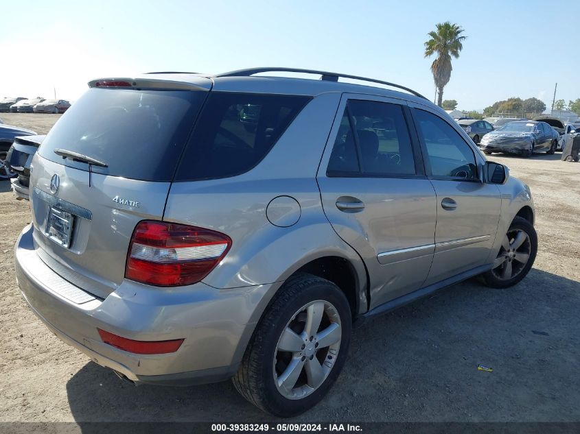 2009 Mercedes-Benz Ml 350 4Matic VIN: 4JGBB86E49A456090 Lot: 39383249