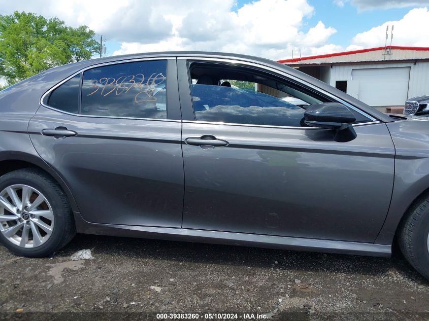 2021 Toyota Camry Le VIN: 4T1C11AK2MU561732 Lot: 39383260