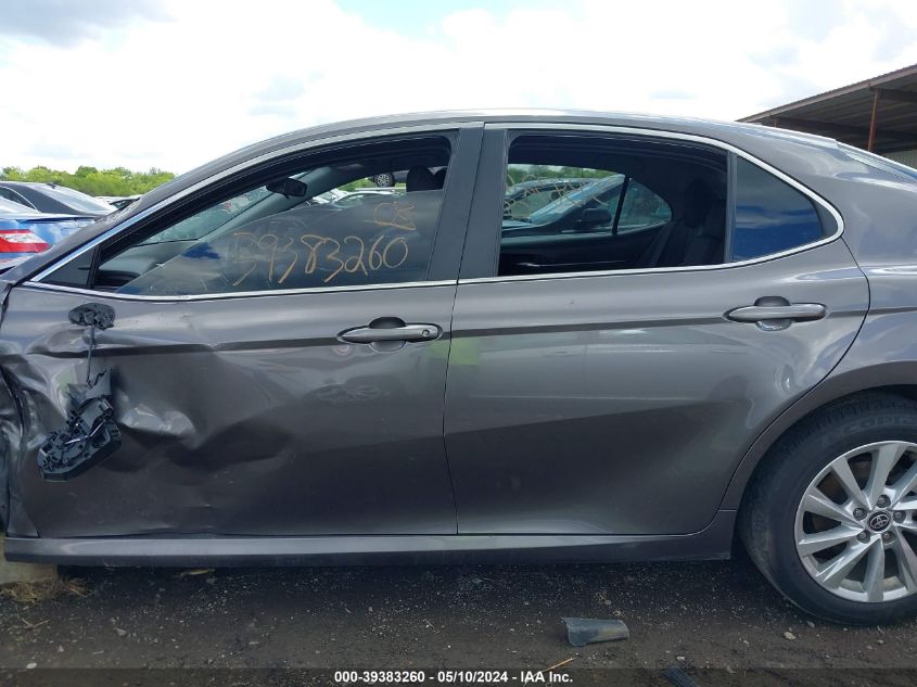 2021 Toyota Camry Le VIN: 4T1C11AK2MU561732 Lot: 39383260