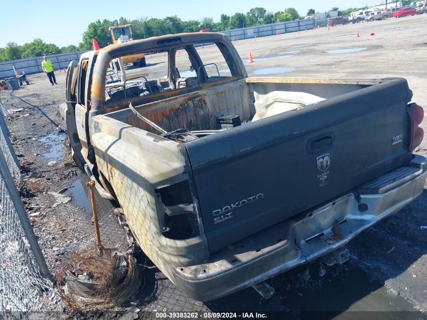 2005 Dodge Dakota Slt VIN: 1D7HW48N25S139878 Lot: 39383262