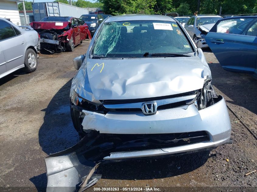 2007 Honda Civic Hybrid VIN: JHMFA36287S025906 Lot: 39383263