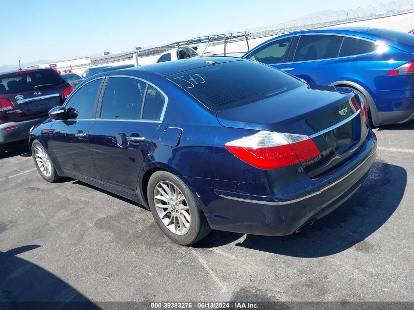 2009 Hyundai Genesis 3.8 VIN: KMHGC46E29U040727 Lot: 39383276