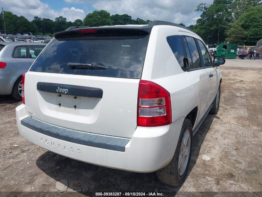 2009 Jeep Compass Sport VIN: 1J4FT47B19D125203 Lot: 39383287