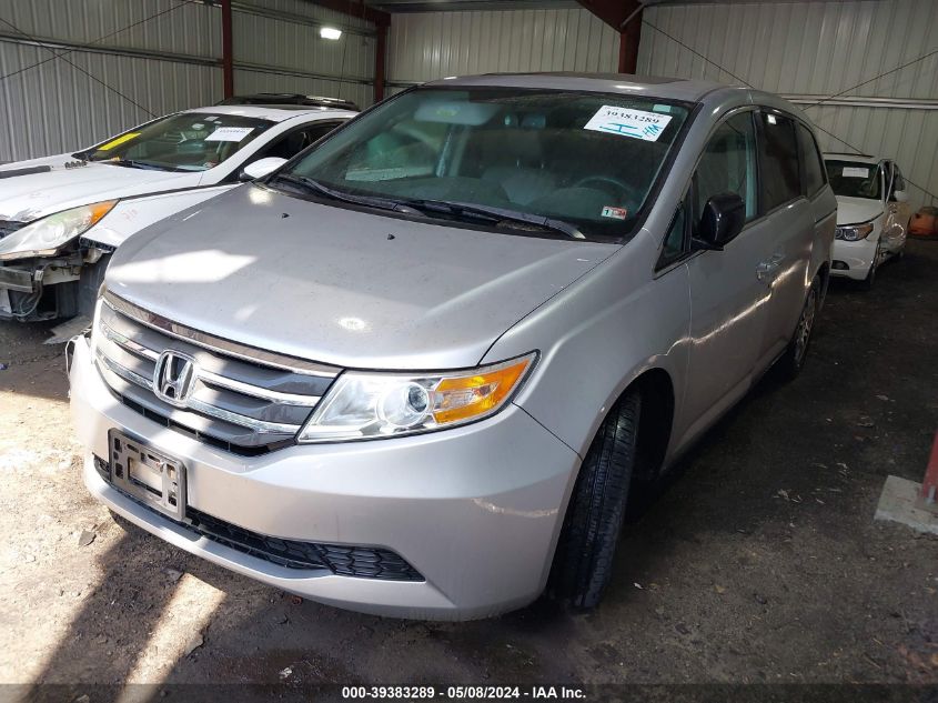 2013 Honda Odyssey Ex-L VIN: 5FNRL5H68DB071197 Lot: 39383289