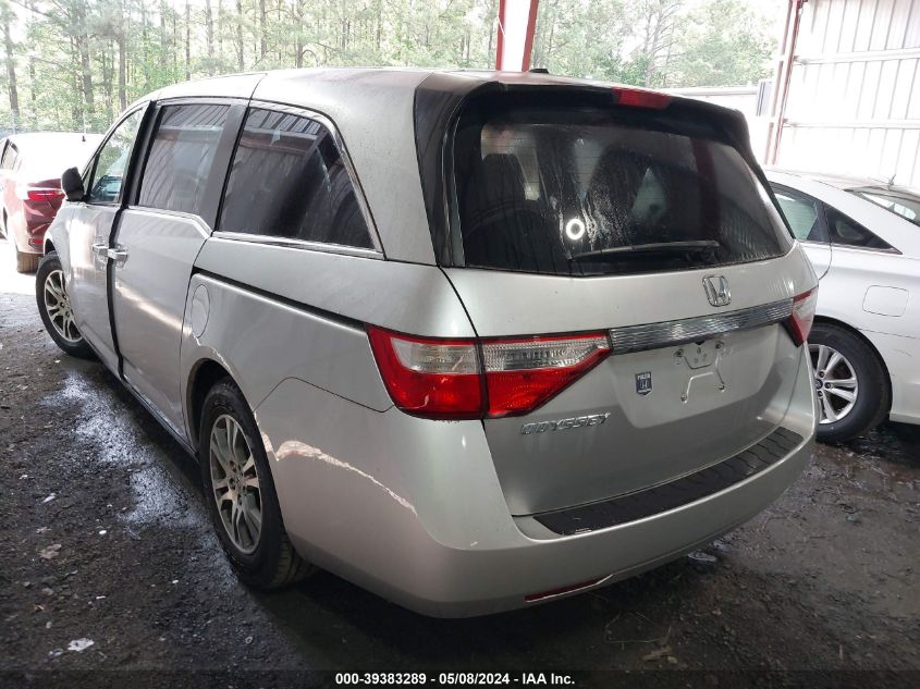 2013 Honda Odyssey Ex-L VIN: 5FNRL5H68DB071197 Lot: 39383289