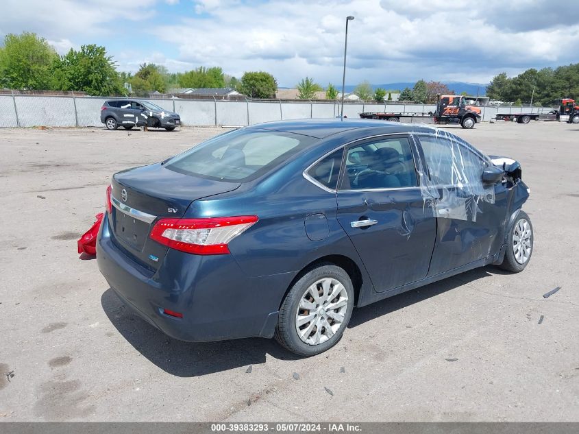 2014 Nissan Sentra Fe+ S/Fe+ Sv/S/Sl/Sr/Sv VIN: 3N1AB7APXEY254883 Lot: 39383293