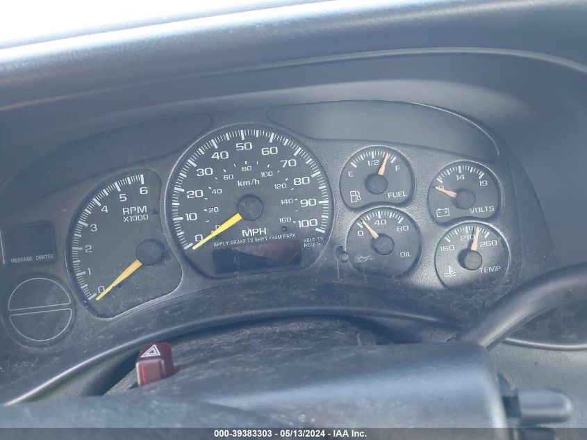 2001 Chevrolet Silverado 1500 Ls VIN: 1GCEK19T71E176003 Lot: 39383303