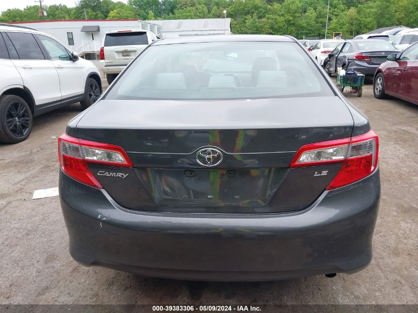 2013 Toyota Camry Le VIN: 4T1BF1FK5DU232562 Lot: 39383306