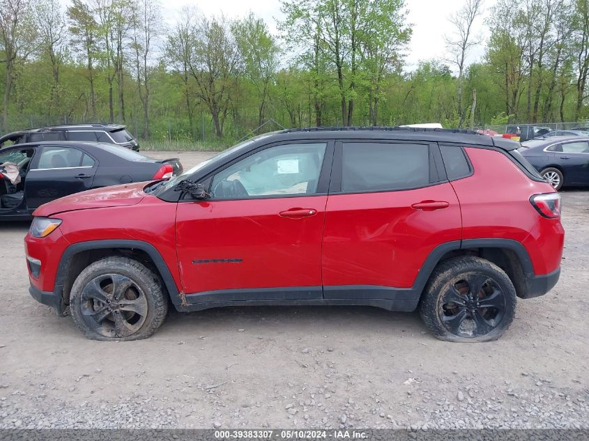 2018 Jeep Compass Altitude 4X4 VIN: 3C4NJDBBXJT454110 Lot: 39383307