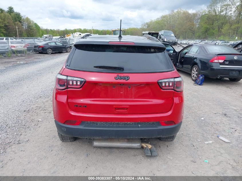 2018 Jeep Compass Altitude 4X4 VIN: 3C4NJDBBXJT454110 Lot: 39383307