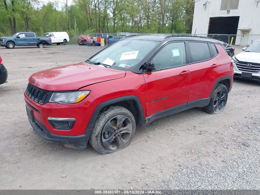 2018 Jeep Compass Altitude 4X4 VIN: 3C4NJDBBXJT454110 Lot: 39383307