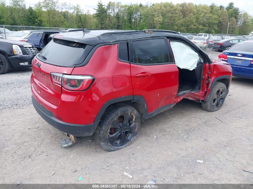 2018 Jeep Compass Altitude 4X4 VIN: 3C4NJDBBXJT454110 Lot: 39383307