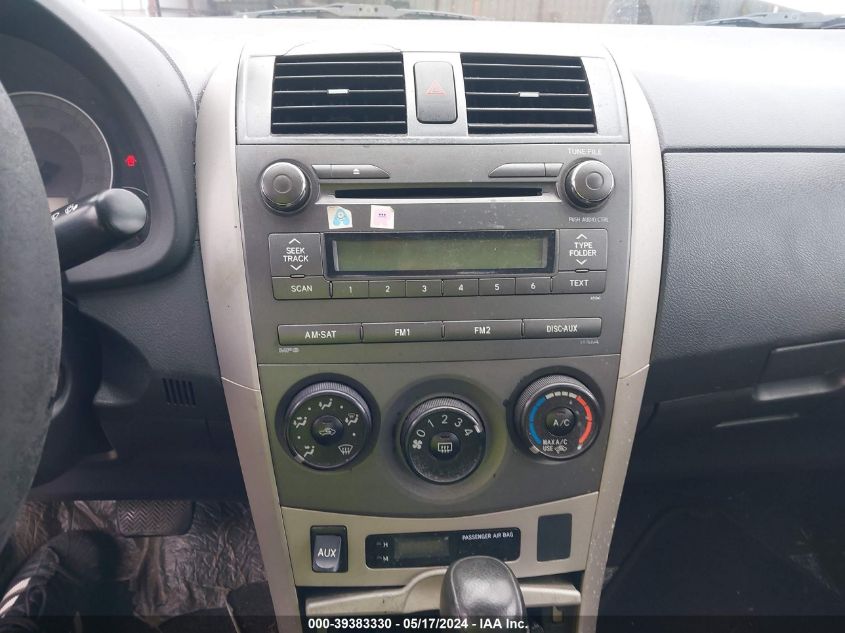 2010 Toyota Corolla S VIN: 2T1BU4EE3AC453657 Lot: 39383330