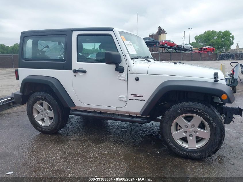 2017 Jeep Wrangler Sport 4X4 VIN: 1C4AJWAG1HL732440 Lot: 39383334