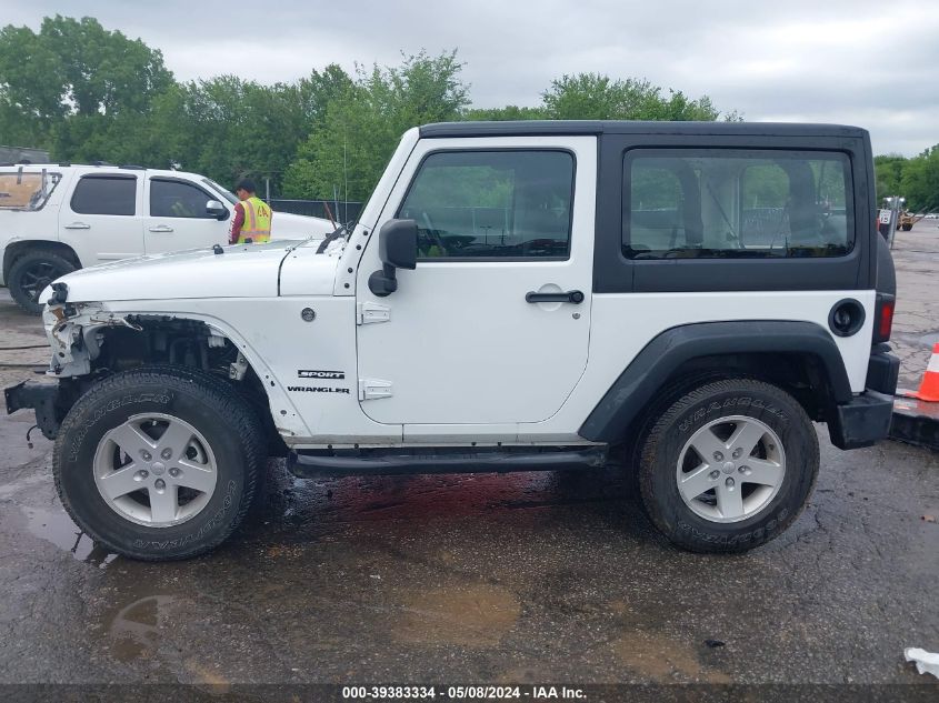 2017 Jeep Wrangler Sport 4X4 VIN: 1C4AJWAG1HL732440 Lot: 39383334