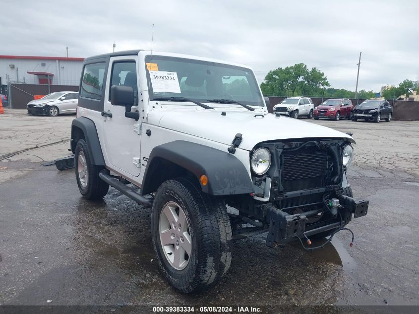 2017 Jeep Wrangler Sport 4X4 VIN: 1C4AJWAG1HL732440 Lot: 39383334