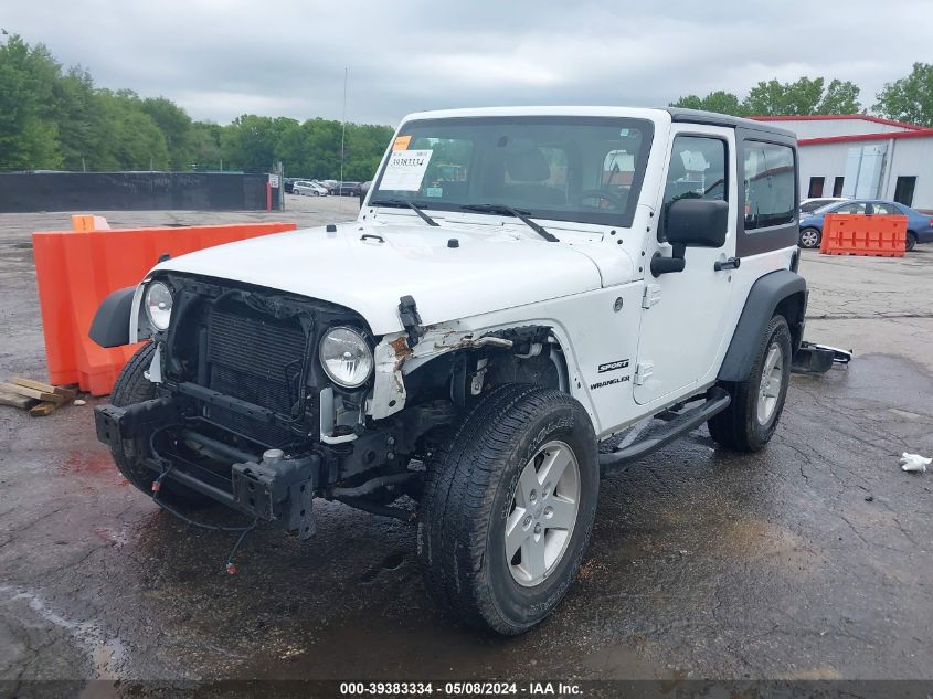 2017 Jeep Wrangler Sport 4X4 VIN: 1C4AJWAG1HL732440 Lot: 39383334