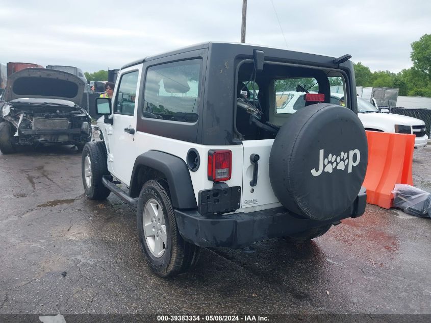 2017 Jeep Wrangler Sport 4X4 VIN: 1C4AJWAG1HL732440 Lot: 39383334