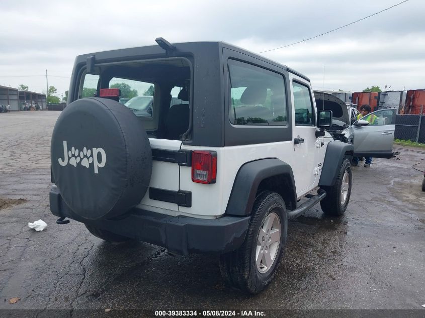 2017 Jeep Wrangler Sport 4X4 VIN: 1C4AJWAG1HL732440 Lot: 39383334